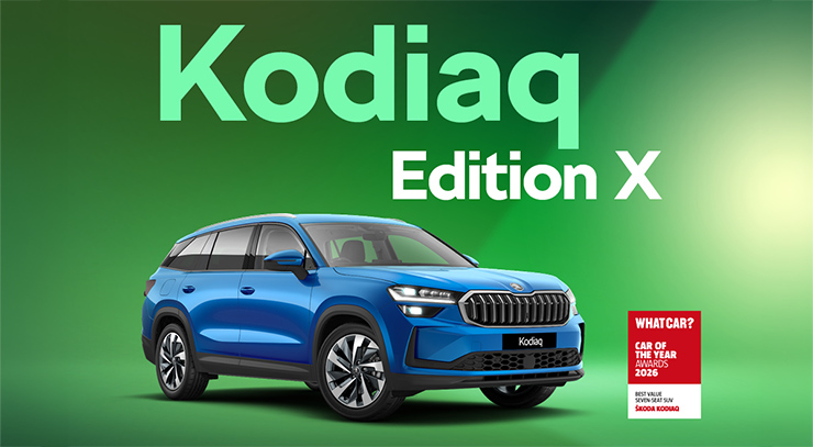 Kodiaq Edition X with 0% APR on Solutions PCP* Kodiaq Edition X with 0% APR on Solutions PCP*
